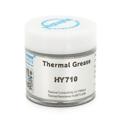 Паста термопровідна HY-710 10g, банку, Grey,> 3,17W / m-K, 