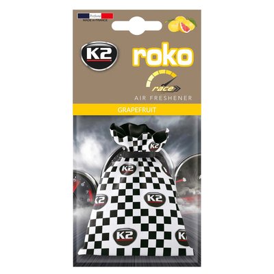 Ароматизатор для салону авто K2 Roko Race "Грейпфрут" 25 г (V824R) K20324 фото