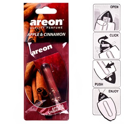 Освіжувач повітря рідкий листок AREON Apple & Cinnamon 5мл (LR07) LR07 фото
