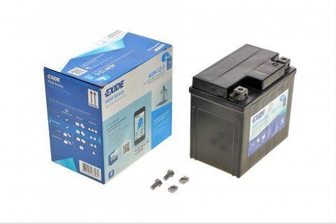 Акумулятор 4Ah-12v Exide AGM (113х70х105), R, EN70 AGM12-5 фото товару