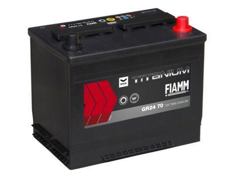 Аккумулятор FIAMM BLACK TITANIUM (GR24 70) ASIA ПРАВ [+] 12V 70AH 540A 270*175*225 7905183 фото товара