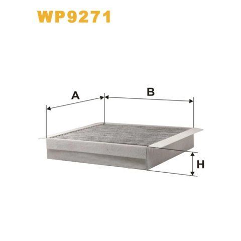 Фільтр салону WP9271 фото товару