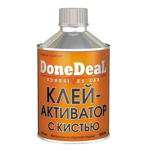 Клей-активатор для ремонту шин Done Deal із пензлем прозорий 250 мл (DD0365) DD0365 фото товара