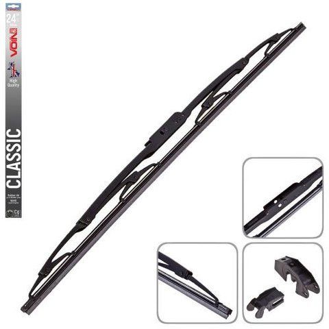 Щетки стеклоочистителя VOIN-605-24 каркасные VOIN-24" 600 мм (TP405-SW-24") CLASSIC (V-WB24-600) V-WB24-600 фото товара