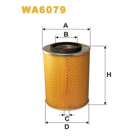 Фільтр повітря Wolga (Gaz) Gaz 3102, Gaz 3110 Wix Filters (WA6079) WA6079 фото товару