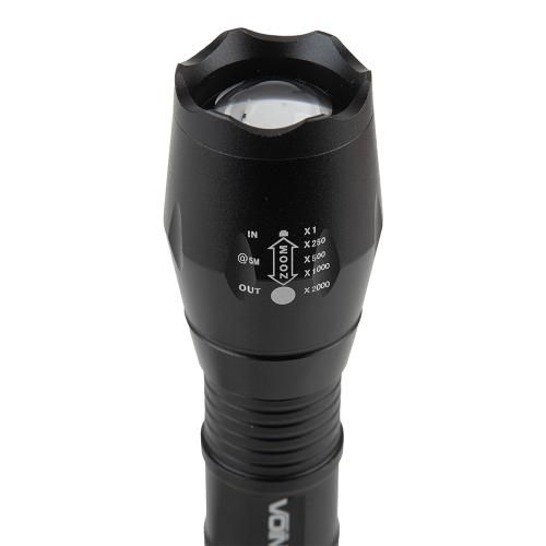 Ліхтарик ручний VOIN VL-8012, LED T6, 300Lm, зум, алюміній, 1х18650 или 3хААА (не в комплекті) (VL-8 VL-8012 фото