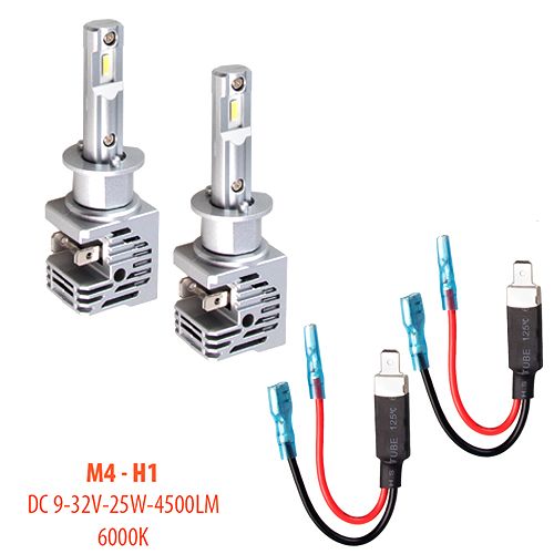 Лампи PULSO M4/H1/LED-chips CREE/9-32v/2x25w/4500Lm/6000K (M4-H1) M4-H1 фото