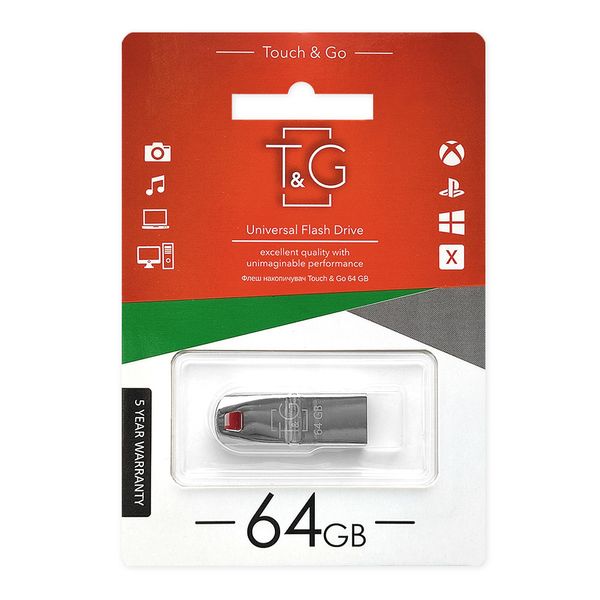 Флеш-накопичувач USB 64GB T&G 114 Stylish Series (TG115-64G) TG115-64G фото