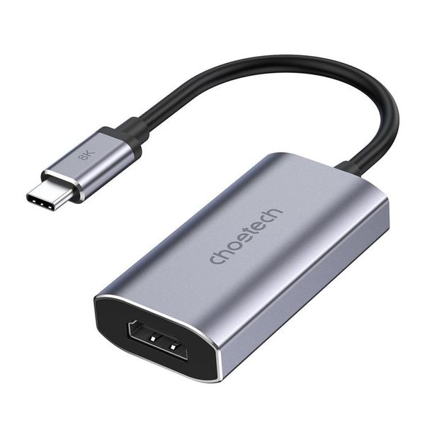 Адаптер Choetech HDMI - USB Type-C (F/M), Silver (HUB-H16) HUB-H16 фото