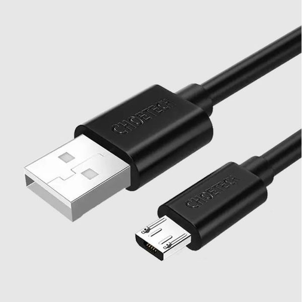 Кабель Choetech USB - micro USB (M/M), 1.2 м, Black (AB003) AB003 фото