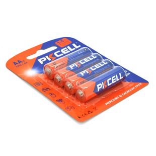 Батарейка щелочная PKCELL 1.5V AA/LR6, 4 штуки в блистере цена за блистер, Q12 PC/LR6-4B фото