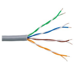 Кабель вита пара Atcom (60510) Standard FTP, 0.51мм, ССА, CAT6, 1Gb/s, 305м 60510 фото