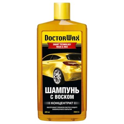 Автошампунь для очищення кузова Doctor Wax з воском концентрат 600 мл (DW8133) 738133 фото