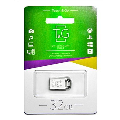 Флеш-накопичувач USB 32GB T&G 110 Metal Series Silver (TG110-32G) TG110-32G фото