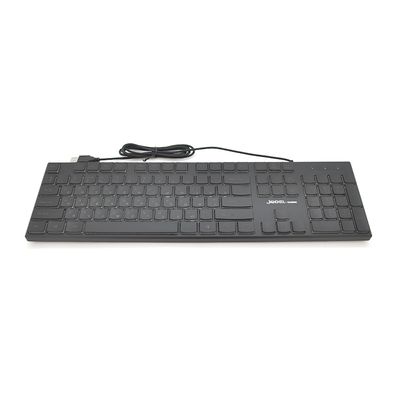 Клавиатура с подсветкой USB JEDEL K510, длина кабеля 170см, (Eng/Укр/Рус), (483х188х35 мм) Black, 104к, Q20 K510 фото