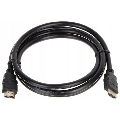 Кабель Merlion HDMI-HDMI HIGH SPEED 1m, v1.4, OD-7.5mm, круглий Black, коннектор Black, (Пакет), Q400 YT-HDMI(M)/(M)HS-1m фото