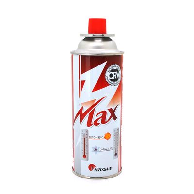 Газовий балон MAX CRV, 220г, Q4, ціна за 1 штуку YT29568 фото