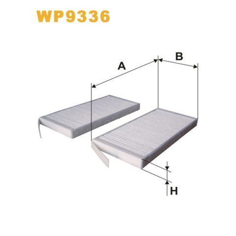 Фільтр салона Nissan NV400; Opel Movano B; Renault Kangoo II, Master IV; Vauxhall Mova Wix Filters (WP9336) WP9336 фото товара
