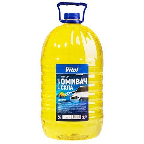 Омивач скла зимовий VITOL "-12" Цитрус 5л VTW-1254 фото товару