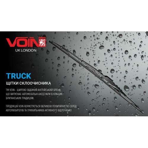 Щітки склоочисника VOIN-806-24 вантажні каркасні VOIN-24"-600 мм (TPTR-24"-PC) TRUCK (VT-WB24-600) VT-WB24-600 фото