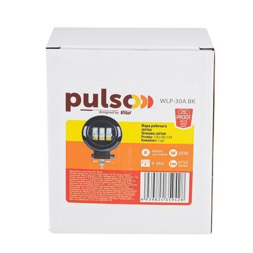 Фара рабочего света WLP-30A BK SPOT 3Led*10W (116*58*134)/ 9-36V/30W/6000K (WLP-30A BK) WLP-30A BK фото товара