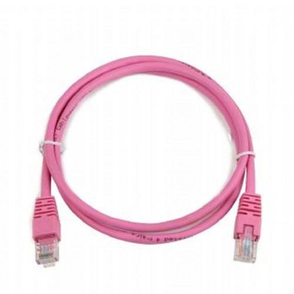 Патч-корд UTP Cablexpert (PP12-0.5M/RO) літий, 50u "штекер із засувкою, 0.5 м, рожевий PP12-0.5M/RO фото