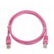 Патч-корд UTP Cablexpert (PP12-0.5M/RO) літий, 50u "штекер із засувкою, 0.5 м, рожевий PP12-0.5M/RO фото 2