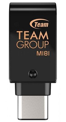 Флеш-накопичувач USB3.1 256GB OTG Type-C Team M181 Black (TM1813256GB01) TM1813256GB01 фото