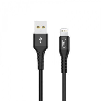 Кабель SkyDolphin S05L TPE Frost Line USB - Lightning (M/M), 1 м, Black (USB-000549) USB-000549 фото