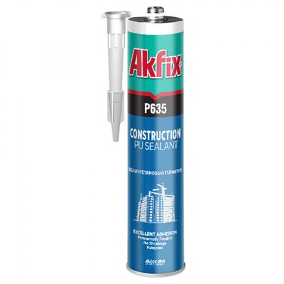 Поліуретановий герметик будівельний Akfix P635 білий 310мл AA112 фото