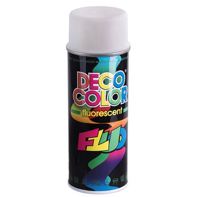 Deco Color Краска аэроз. 400ml Decoration флуоресцентная/белая (65999/726370) 65999/726370 фото