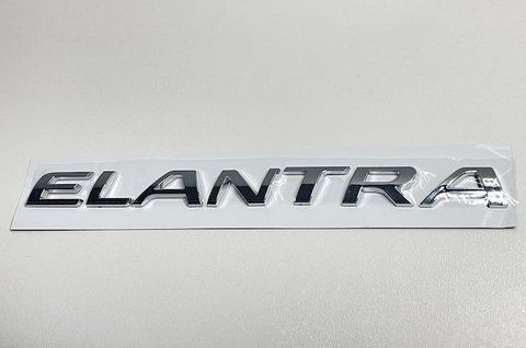 Емблема напис ELANTRA на Hyundai 220x21 mm (хром) hy008 фото товару
