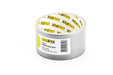 Стрічка клейка армована сіра 50мм*5м UNIFIX ARM-5005 фото товару