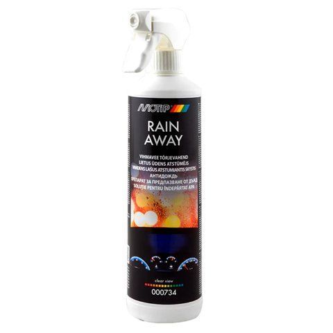 Очищувач для скла MOTIP Rain Away антидощ 500 мл (000734BS) 000734BS фото товару