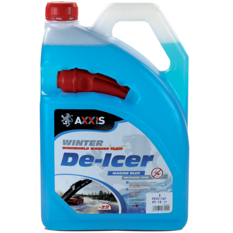 Омивач скла зимовий Axxis Marine Blue каністра з лійкою -22 4 л (48021031072) AX-2014 фото товару