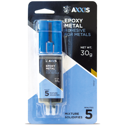 Клей для металла шприц Axxis Epoxy-Metal 30 г (VSB-021) VSB-021 фото товара