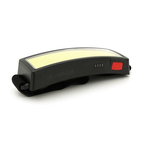 Налобний ліхтарик Bailong BL-F007-COB, 1 Led Cob, Red cob, 3 режими, корпус-пластик, водостійкий, ip55, живлення АКБ вбудований 18650/8800mah, USB Type-С - кабель, 5000K, BOX BL-F007-COB фото