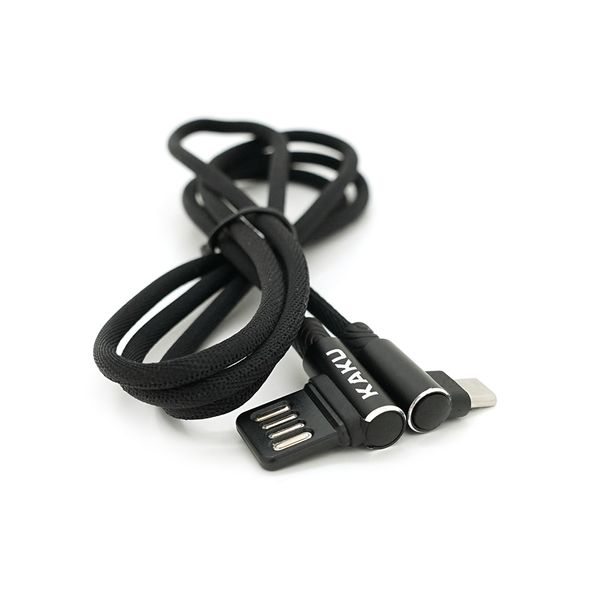 Кабель iKAKU KSC-028 JINDIAN charging data cable for micro, Black, довжина 1м, 2.4A, BOX KSC-028-B-M фото