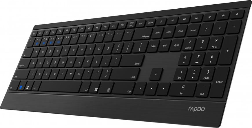 Клавіатура бездротова Rapoo E9500M Wireless Black E9500M Black фото