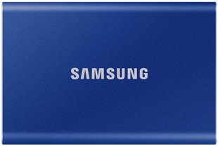 Накопичувач зовнішній SSD 2.5" USB 2.0TB Samsung T7 Indigo Blue (MU-PC2T0H/WW) MU-PC2T0H/WW фото