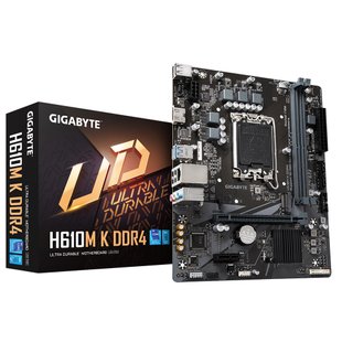 Материнська плата Gigabyte H610M K DDR4 Socket 1700 H610M K DDR4 фото