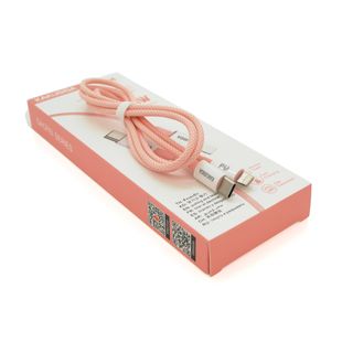 Кабель iKAKU KSC-723 GAOFEI PD60W smart fast charging cable (Type-C to Lightning), Pink, довжина 1м, BOX KSC-723-TC-L-P фото