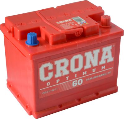 АКБ 60Ач CRONA (червоний) (-/+) EN520 (14 кг) 242x175x190 СТ-00116611 фото