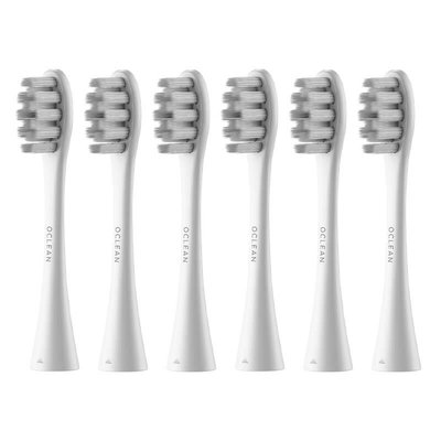 Насадки для зубной электрощетки Oclean P1S12 W06 Gum Care Brush Head White (6 шт) (6970810552263) 6970810552263 фото