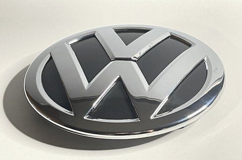 Емблема Volkswagen радіаторна решітка 130 mm (35D853601A-2) vw049 фото товару