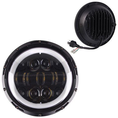 Фара врізна LED 7 " 2 шт. (LED 7") LED 7" фото товару