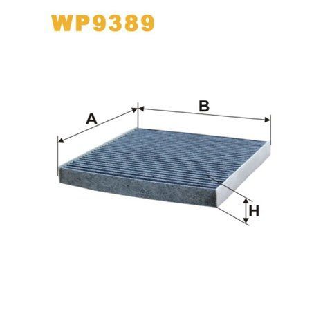 Фільтр салону WP9389 фото товару