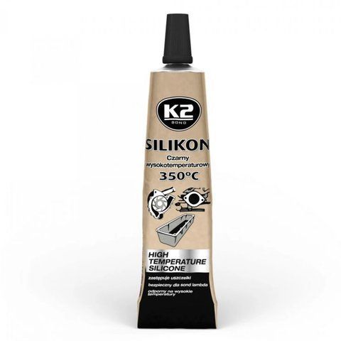Герметик універсальний K2 Bond Silicone силіконовий чорний 21 г (B205) B205 фото товару
