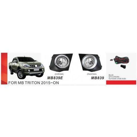 Фари дод. модель Mitsubishi Triton/L200 2015-18/MB-839E/H16-12V19W/ел.проводка (MB-839E) MB-839E фото товару