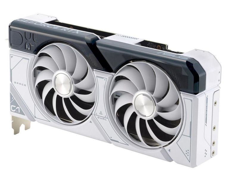 Відеокарта GF RTX 4070 Super 12GB GDDR6X Dual White Asus (DUAL-RTX4070S-12G-WHITE) DUAL-RTX4070S-12G-WHITE фото